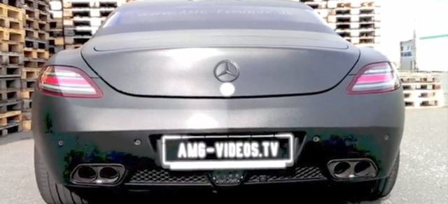 Video: Mercedes SLS AMG Monster-Sound: Dieser Mercedes AMG Klang gehört echt gehört