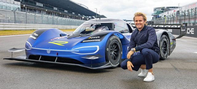 Was macht eigentlich Ex-Formel-1-Weltmeister Nico Rosberg?: Nico Rosberg testet Elektro-Sportwagen Volkswagen ID.R
