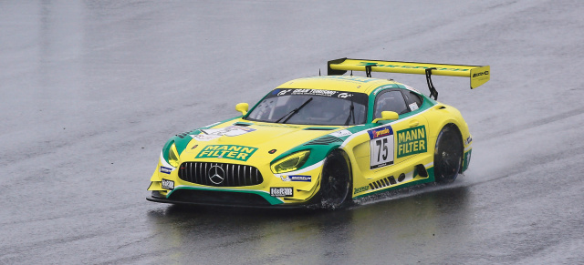 VLN Langstreckenmeisterschaft am Nürburgring, Lauf 4: Durch den Monsun auf das Treppchen für die MANN-FILTER Mamba!