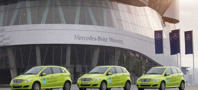 Merecedes-Benz around the World: Mercedes-Benz startet weltweit erste Weltumrundung mit brennstoffzellenbetriebenen Elektrofahrzeugen 
