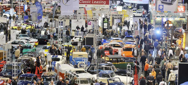 30.3.-3.4: 23. Techno-Classica Essen: Rund 1.200 Aussteller werden auf der weltweit größten Klassiker-Messe vertreten sein 
