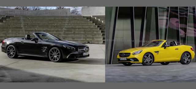 Offenes Ende: Endgültiges Aus fürs Klappdach: Letztes Aufgebot: Mercedes SLC Final Edition und  Mercedes SL Grand Edition 