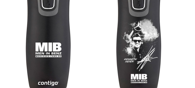 CONTIGO™ Drinkwear & Mercedes-Fans.de auf der ESSEN MOTOR SHOW: Limitiertes Thermobecher-Modell  im „MIB" und „Kenneth Heyer" Design