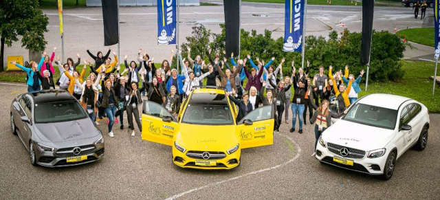 Reine Frauensache: "She's Mercedes Lady Day": Damenprogramm: Einen von 600 Startplätzen für Fahrtechnik-Challenge sichern und vielleicht eine Mercedes A-Klasse gewinnen