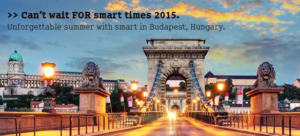 smart times, 28.-30. August 2015, Budapest: Königlicher Empfang für Smart im "Paris des Ostens"