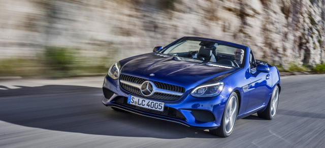 Schon gefahren: Mercedes-Benz SLC Roadster : Mercedes-Benz SLC - Sportlich, Leicht & Compact