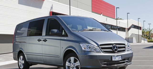 Mercedes Vito: Ganz oben in Down Under: Das australische "Delivery Magazine" verleiht Mercedes-Benz Vito Titel Best Van of the Year
