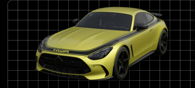 Zu Ehren von Hans-Werner Aufrecht: Limitiert auf 25 Exemplare: AMG GT "HWA Classic Edition"