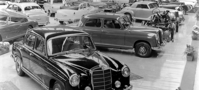 Mercedes-Benz Baureihen: Ponton S-Klasse Typ 220  (W180, 1954-'59): Der große Bruder des eigentlichen Ponton-Mercedes 