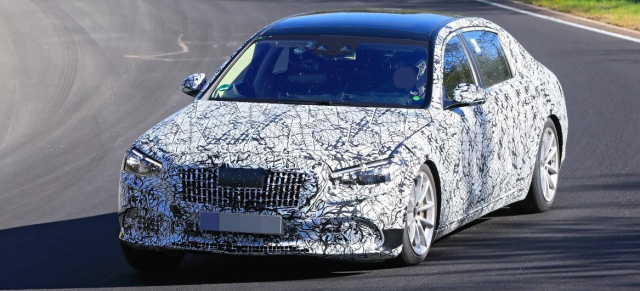 Mercedes-Maybach Erlkönig erwischt: Spy Shot auf dem Nürburgring: Aktuelle Bilder von der Maybach S-Klasse X223