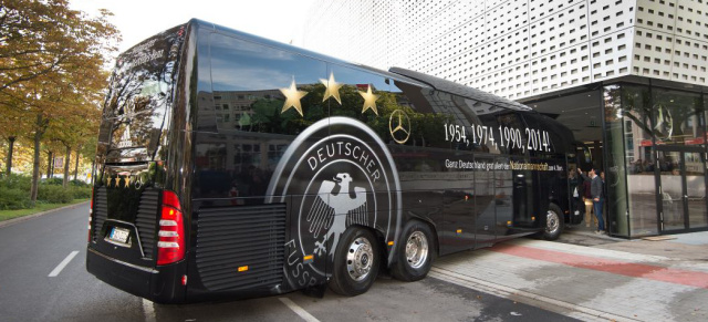 Lange Zeit war Mercedes-Benz Generalsponsor des DFB: Mercedes als Sponsor beim deutschen Fußball