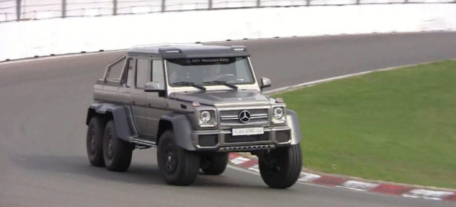 Entfesseltes G-Tier: Mit dem Mercedes G63 AMG 6x6 auf der Rennstrecke: Video von der AMG gepowerten G-Klasse mit Sixappeal