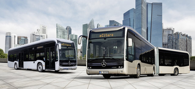 Daimler Buses unter Strom: Daimler Buses bietet bis 2030 in jedem Segment CO2-neutrale Fahrzeuge an