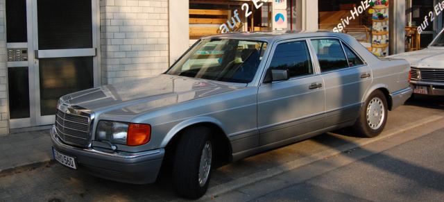 Der neue Kollege: noch lange kein Mercedes Oldtimer: Gerademal 20 und schon so gesucht: W126 560 SE