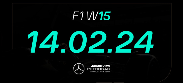 Der neue Silberpfeil kommt am Valentinstag: 14. Februar - Der Mercedes-AMG F1 W15 wird präsentiert