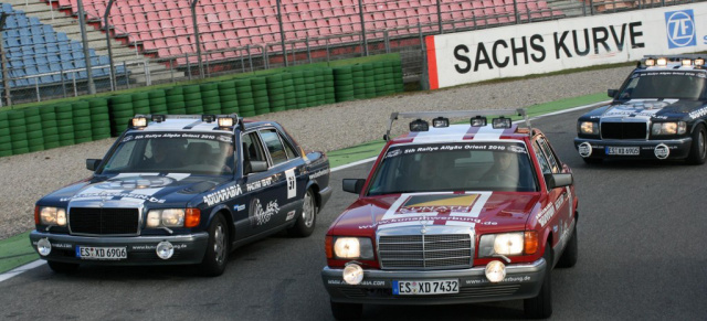 Mit einer alten Mercedes S-Klasse: Rallye-Fahren für einen guten Zweck: Ein außergewöhnliches Mercedes-Team bei der Rallye Allgäu-Orient