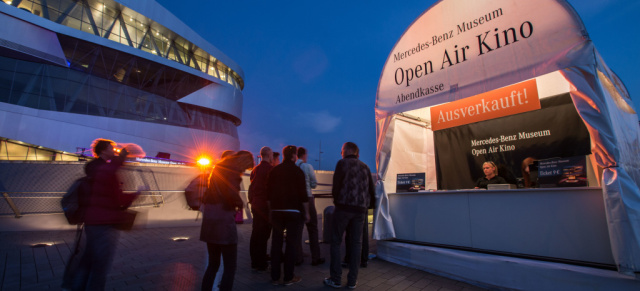 Mercedes-Benz Museum: Vorverkaufsstart Open Air Kino am 11.07.2017: Auch diesen Sommer heißt es „Film ab!“ beim Open Air Kino am Mercedes-Benz Museum 