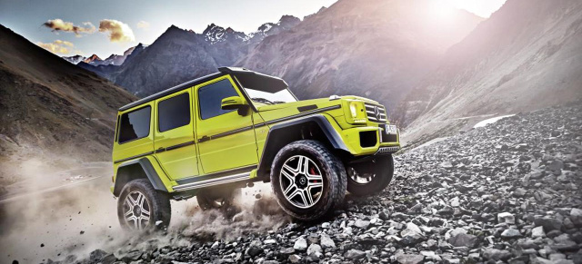 Mach‘s gut, Großer: Mercedes G 500 4x4 hoch 2 wird Ende Oktober aus dem Programm genommen: Ende im Gelände: Mercedes G 500 4x4 hoch 2 ist ein Auslaufmodell 