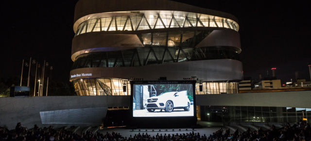 Open Air Kino 2018 des Mercedes-Benz Museums: Ab 16. August 2018 wird die Freiluftbühne des Mercedes Museums wieder zum Kino