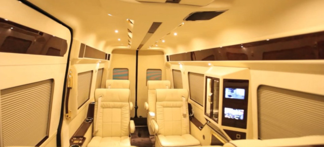 Schöner Film mit Starbesetzung: Mercedes Edel-Sprinter: Beste innere Werte eines Mercedes Transporters im Film