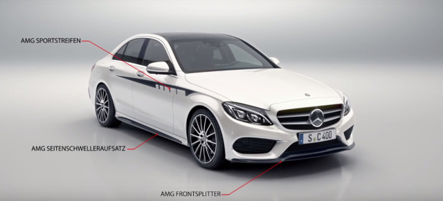 Mercedes-Benz Originalzubehör: Verwandlung im Video: AMG Anbauteile 2015
