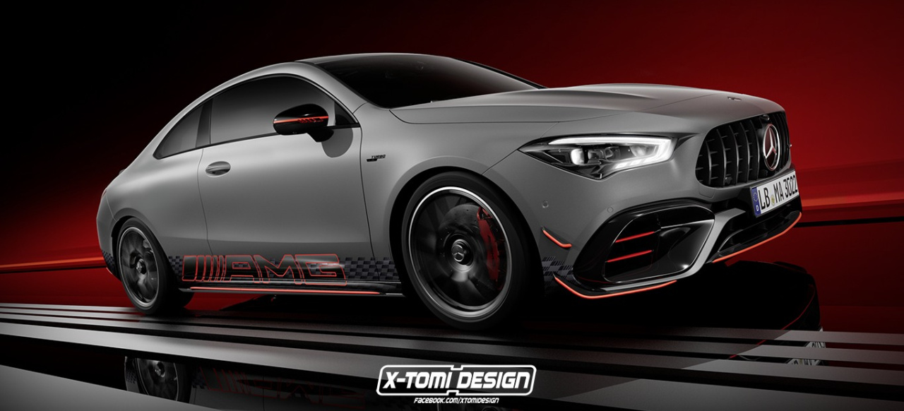 MercedesAMG visionär So würde das AMG CLA 45 S Coupé als 2Türer