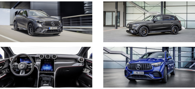 Mercedes-AMG Premiere: Doppeltes Flottchen-Debüt: AMG GLC 43 & AMG GLC 63 S E PERFORMANCE