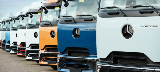 Mercedes-Benz Trucks: Übergabe der ersten eActros 600 aus Serienproduktion