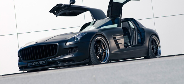 Star-Stylist: Kicherer veredelt den Mercedes SLS AMG : Der Mercedes-Tuner präsentiert Performancepaket SLS 63 Supersport GT  