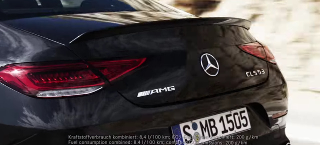 Mercedes-AMG CLS 53  4MATIC+: Videoteaser zum elektrifizierten AMG CLS 53