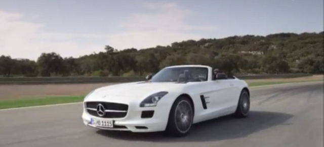 Video: Mit dem Mercedes SLS AMG GT auf der Rennstrecke: Der 591 PS starke Supersportwagen dreht auf dem Ascari Race Resort seine Runden