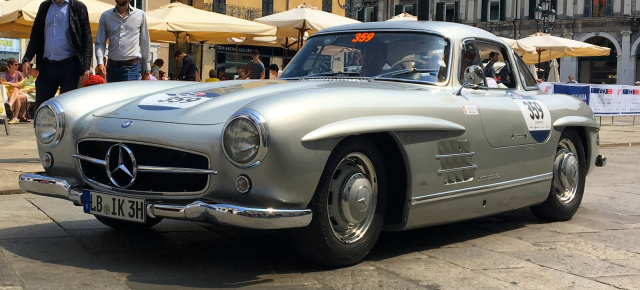 „125 Jahre Motorsport" bei der 1000 Miglia 2019: Silberpfeile, die Beastie Boys und eine Porsche-Ikone