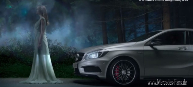 Deutsche Fassung: Mercedes A45 AMG "Gute Fee" Spot: Den witzigen TV-Spot mit Lewis Hamilton und Nico Rosberg gibt es jetzt auch in einer deutsch synchrionisierten Fassung