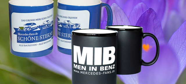 Internationaler Tag des Kaffees: MIB- und SCHÖNE-STERNE-Tasse: Aus den Tassen schmeckt der Kaffee richtig gut!