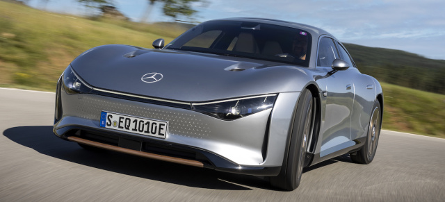 Vorschau auf die Technik der kommenden, elektrischen A-Klasse: Fahrbericht: So fährt der Mercedes Vision EQXX