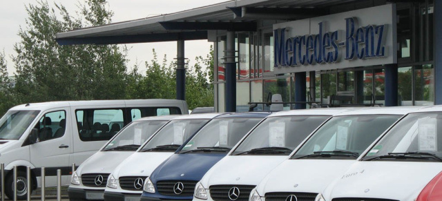 Erste Wahl: Mercedes Second Hand: 10 Jahre Transporter-Gebrauchtwagen-Center (TGC) von Mercedes-Benz