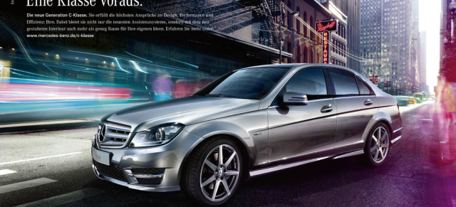 "Eine Klasse voraus  die neue Generation C-Klasse": Mercedes-Benz startet Kampagne zur neuen Generation seines Bestsellers