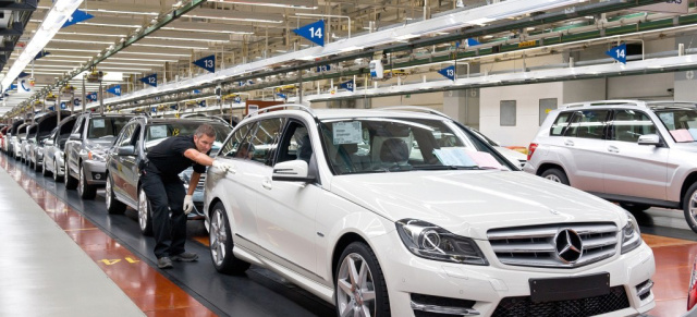 750.000stes Modell der C-Klasse Baureihe und des GLK: Mercedes-Benz Werk Bremen feiert Produktionsjubiläum