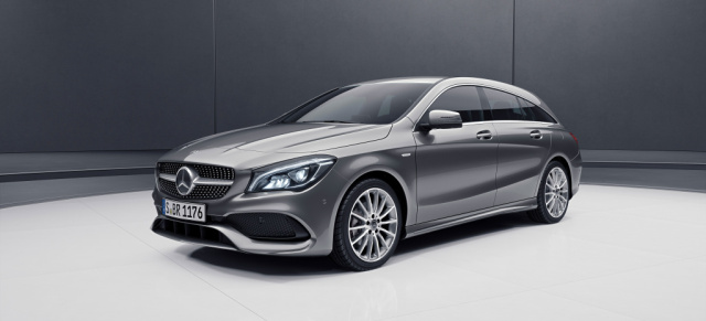 Mercedes-Benz Premiere in Genf: Neue Sondermodell-Reihe für die Kompakten: CLA Shooting Brake Night Edition 