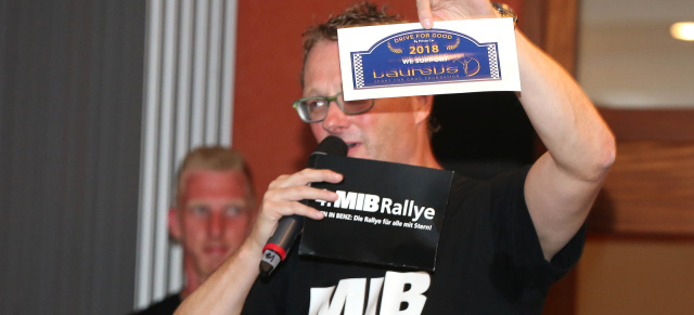  Erfolgreicher Abschluss der MEN IN BENZ-Rallye 2018:  4. MIB Rallye spielt 26.700 Euro für einen guten Zweck ein