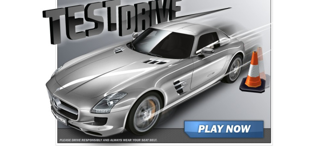 Mercedes-Benz Test Drive Game: Endlich mal ein tolles Spiel auf Facebook!