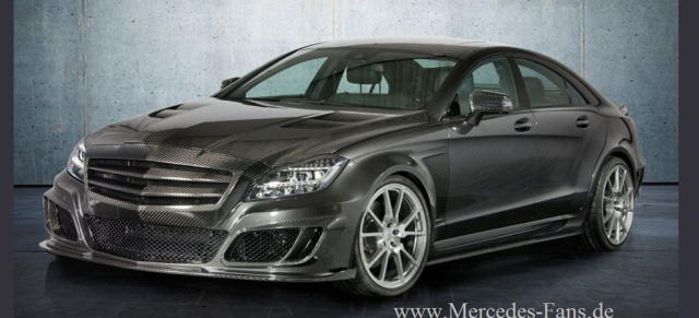 Muskulöses Mercedes Tuning: Mercedes-Benz CLS 63 AMG von Mansory: Das Mercedes Coupé mit AMG DNA erhielt ein bulliges Bodykit
