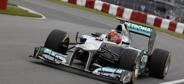 Formel 1 Kanada: Siebter Sieger im siebten Rennen : Rosberg fährt auf Platz 6. Schumacher scheidet aus