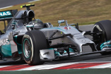 Formel 1: Barcelona Test - Tag 2: Zweiter Testtag mit Nico Rosberg hinterm Steuer