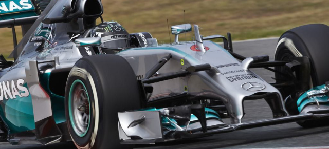 Formel 1: Barcelona Test - Tag 2: Zweiter Testtag mit Nico Rosberg hinterm Steuer