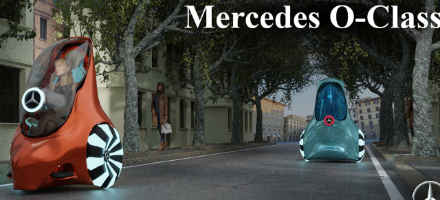Mercedes von morgen: Klein aber O: Vision einer kommenden O-Klasse von Mercedes-Benz