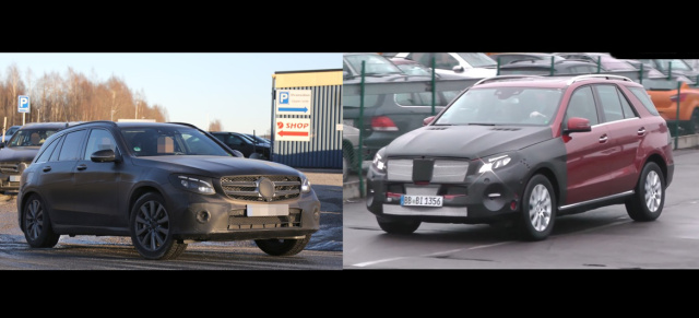 Mercedes Debütanten: Premieren von GLE und GLC stehen an: Neue SUVs mit Stern im Doppelpack