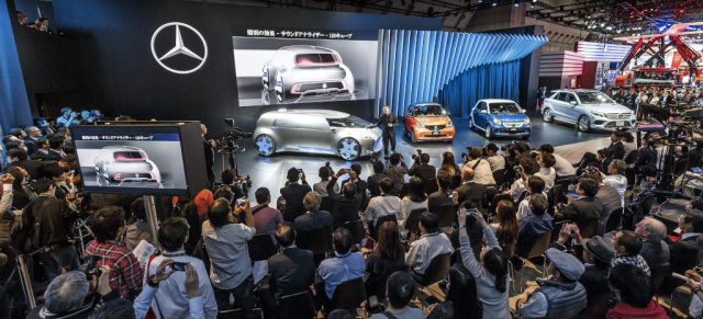 Tokyo Motor Show 2015: Mercedes-Benz und smart machen Megacities zu ihrem Großstadtrevier 