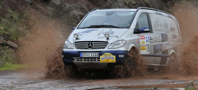 Rallye Aicha des Gazelles: Nur für Frauen!: Ein Viano CDI 2.2 4MATIC bei der  19.  Rallye Aicha des Gazelles