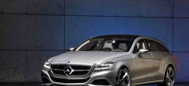Entscheidung gefallen: Der CLS Shooting Brake kommt 2012: Das neue Mercedes-Modell wird im  Werk Sindelfingen gebaut. Markteinführung im Jahr 2012
